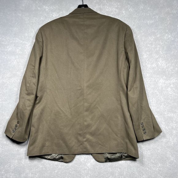 Andrew Fezza Blazer Mens Size 44R Brown Sport Coat Two Button Blazer Jacket - Picture 7 of 13